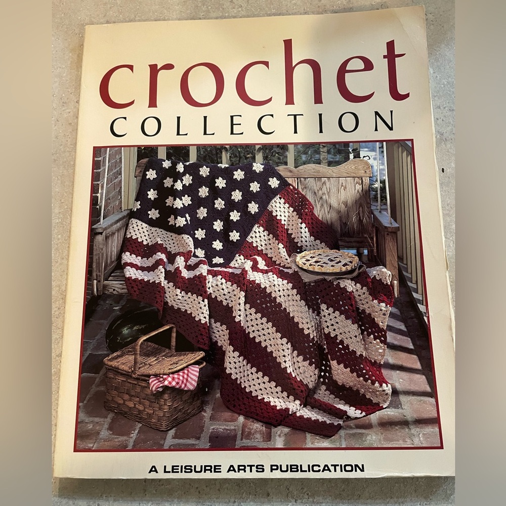 Leisure Arts Crochet Collection - Patriotic Blanket Pattern